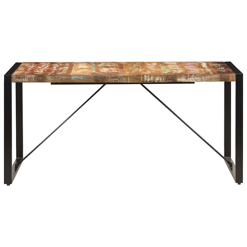 Table à manger 160x80x75 cm Bois de récupération massif