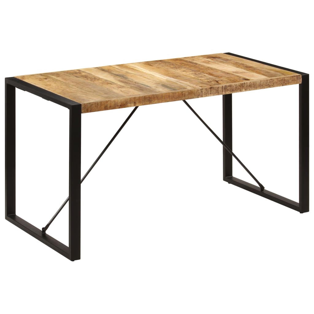 Table à manger 140x70x75 cm Bois de manguier massif - XIOS