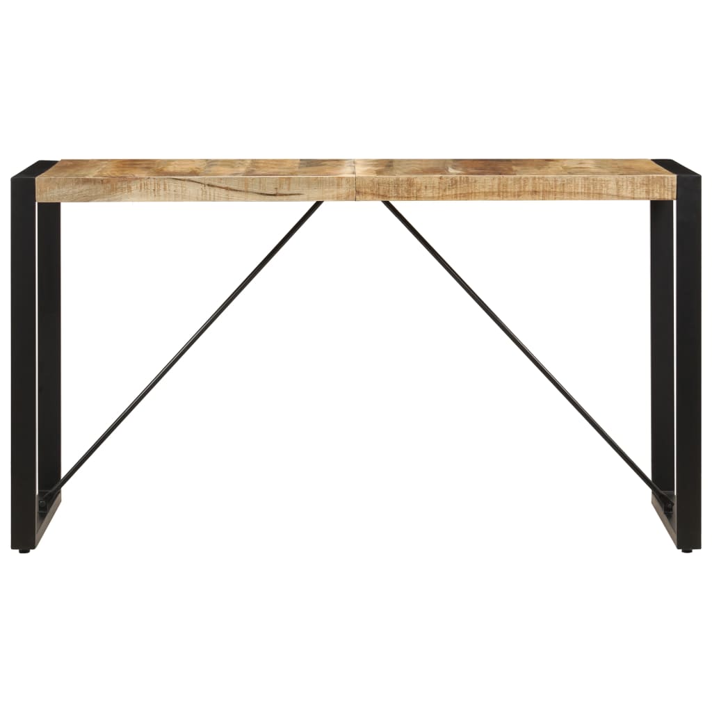 Table à manger 140x70x75 cm Bois de manguier massif - XIOS