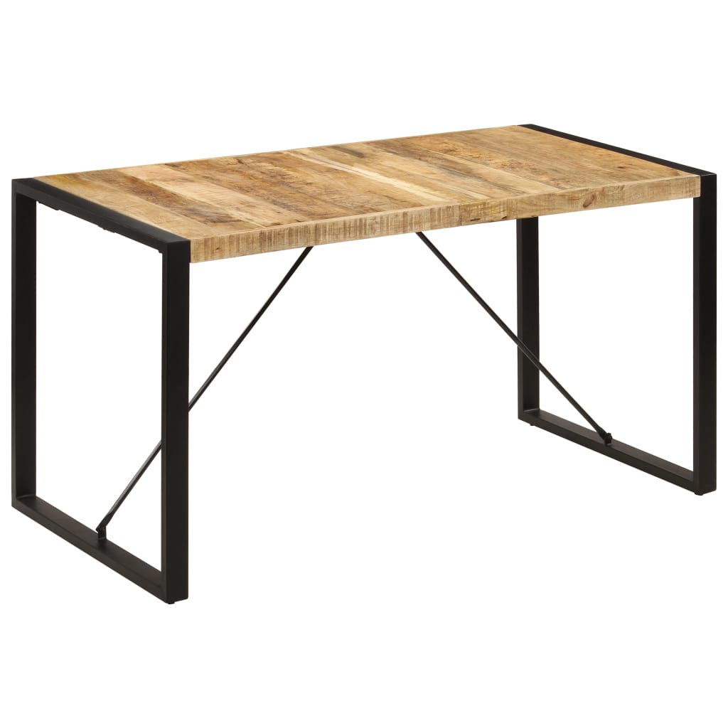 Table à manger 140x70x75 cm Bois de manguier massif - XIOS