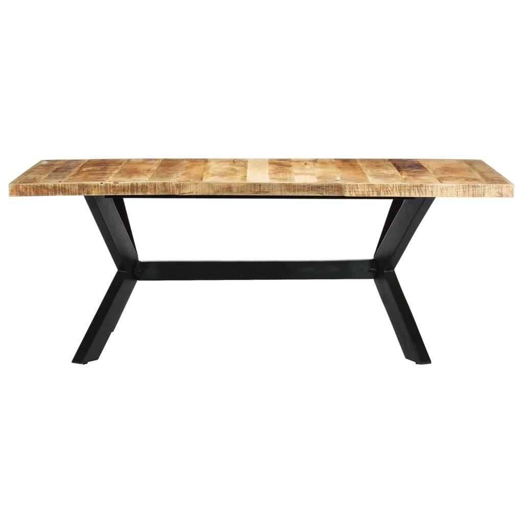 Table de salle à manger 200x100x75 cm Bois de manguier solide - XIOS