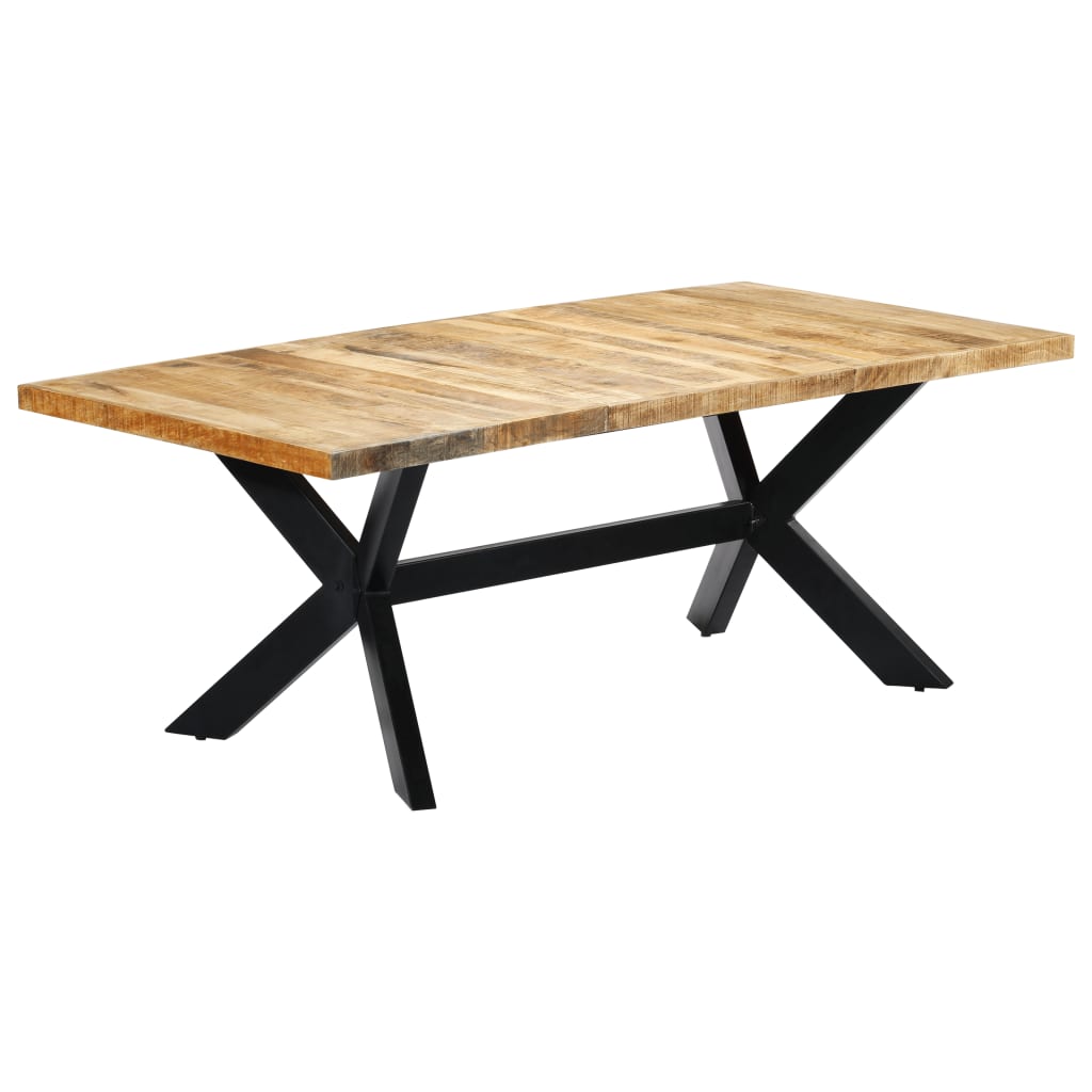 Table de salle à manger 200x100x75 cm Bois de manguier solide - XIOS