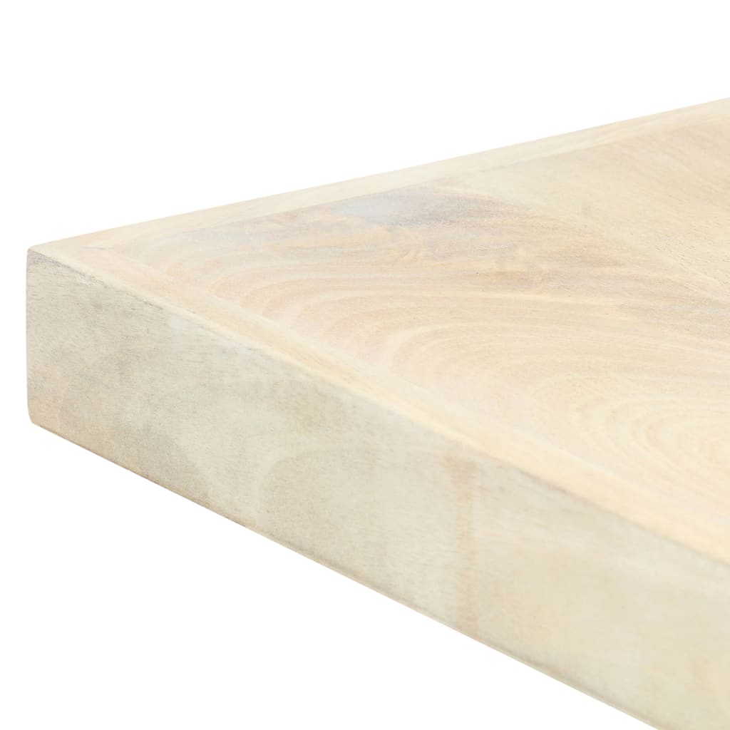 Table de salle à manger Blanc 200x100x75cm Bois manguier massif - XIOS