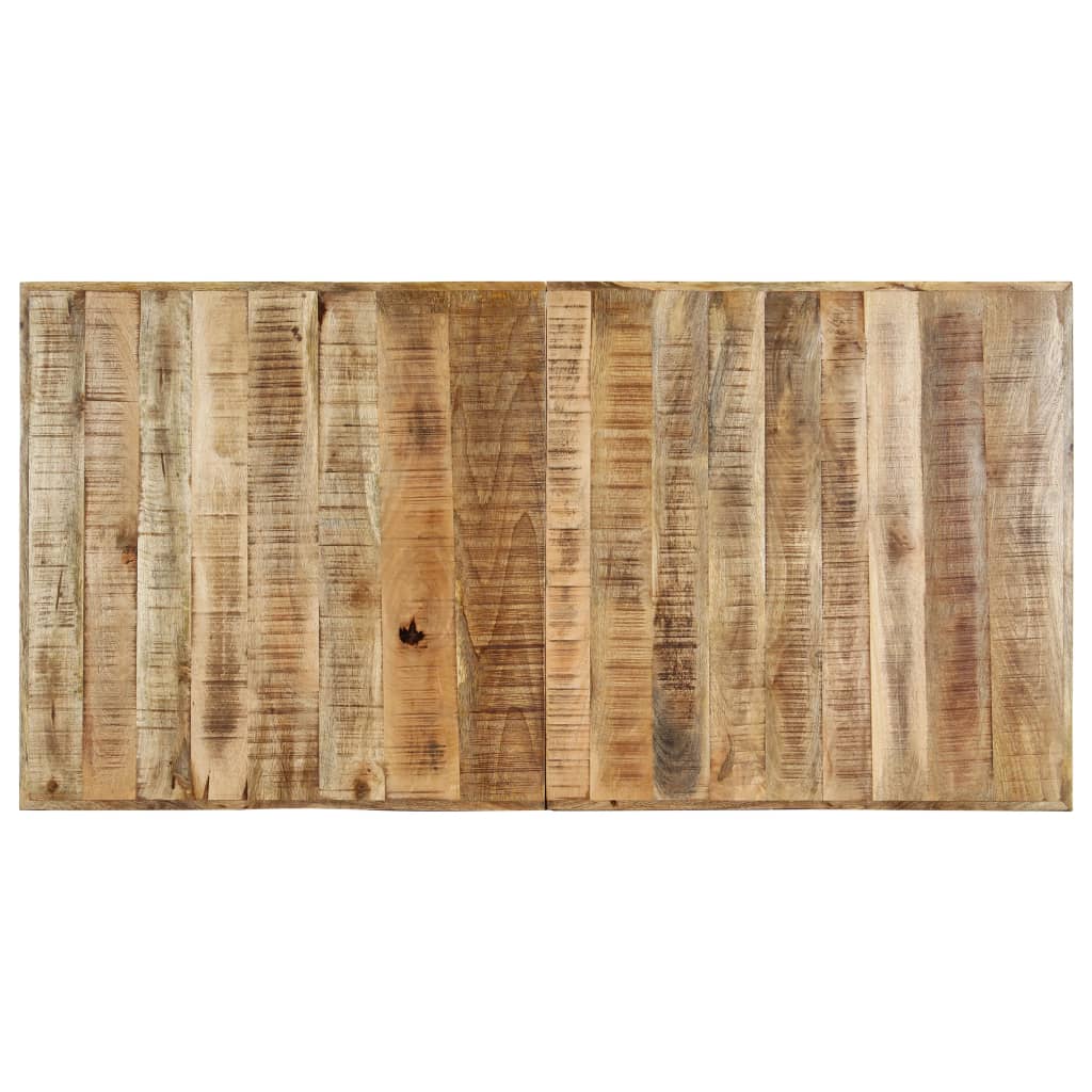 Table à manger 160x80x75 cm Bois de manguier massif brut - XIOS
