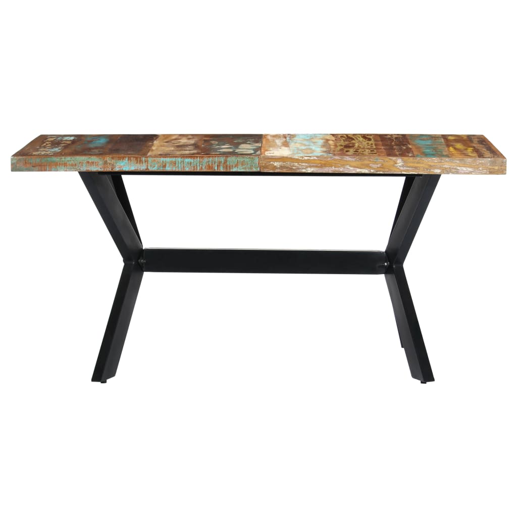 Table à manger 160x80x75 cm Bois de récupération massif - XIOS