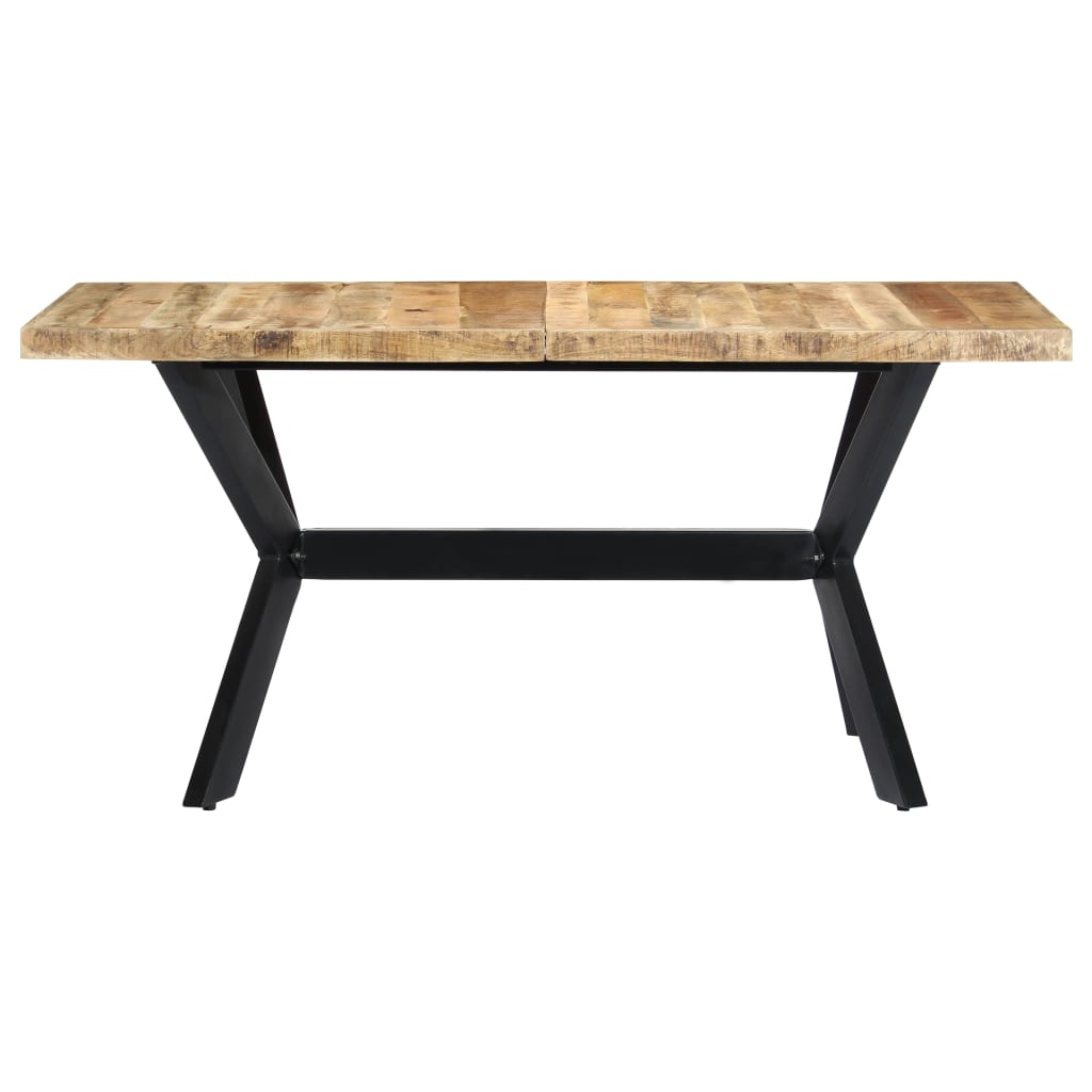 Table à manger 140x70x75 cm Bois de manguier massif brut - XIOS