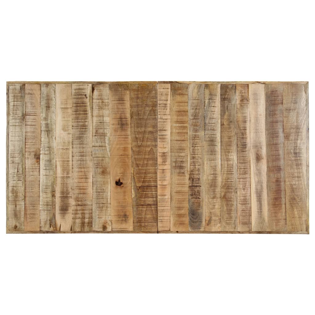 Table à manger 140x70x75 cm Bois de manguier massif brut - XIOS