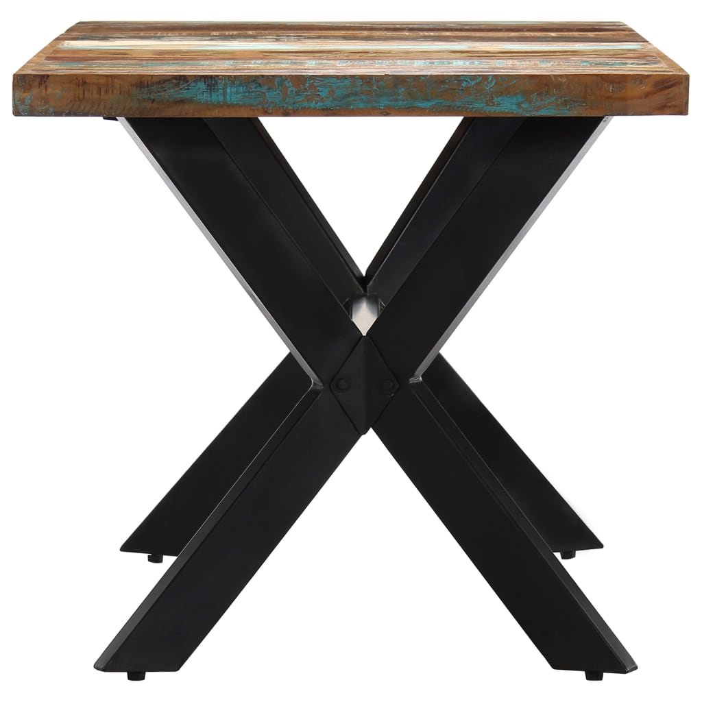 Table à manger 140x70x75 cm Bois de récupération massif - XIOS