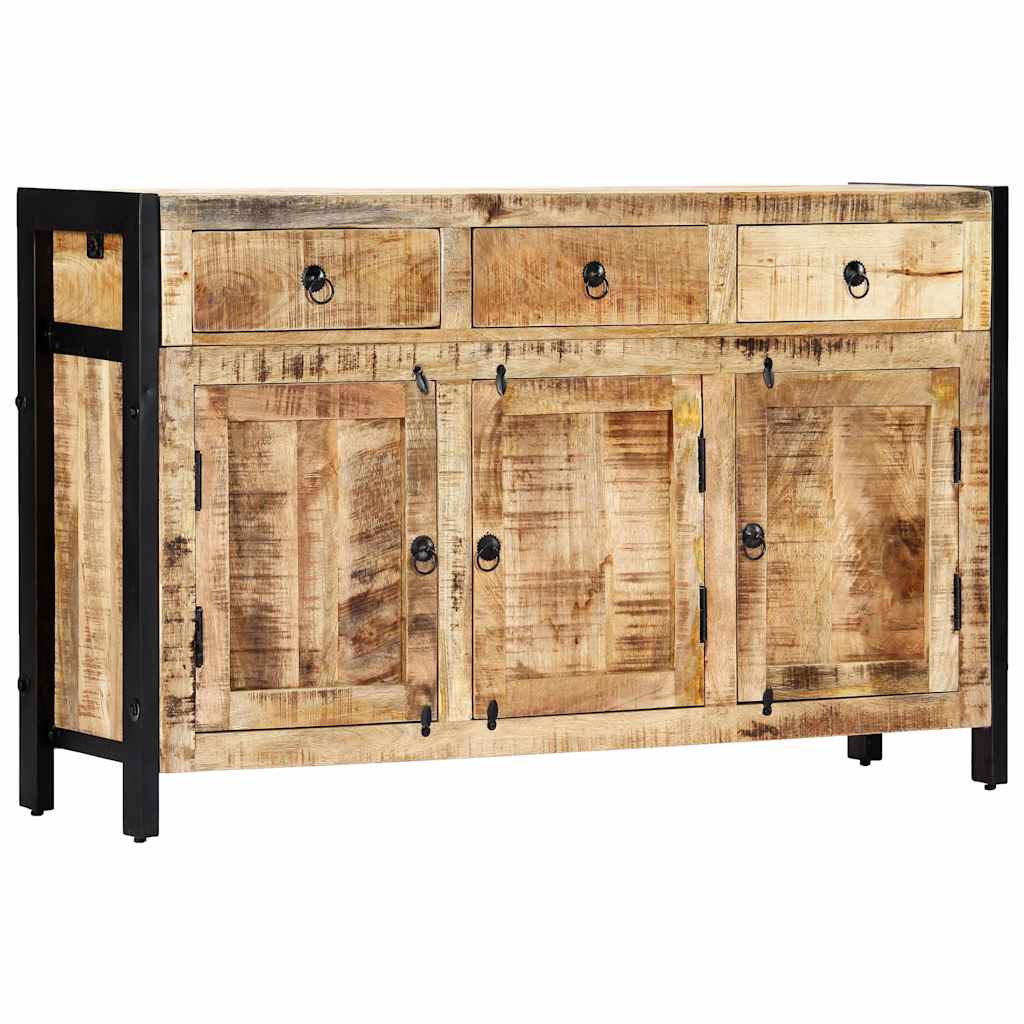 Buffet 120x35x76 cm Bois de manguier massif