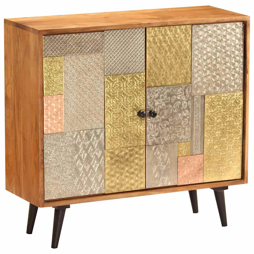 Buffet 80x30x75 cm Bois d'acacia massif - XIOS