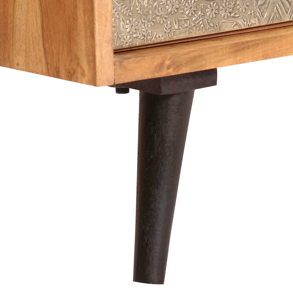 Buffet 80x30x75 cm Bois d'acacia massif - XIOS