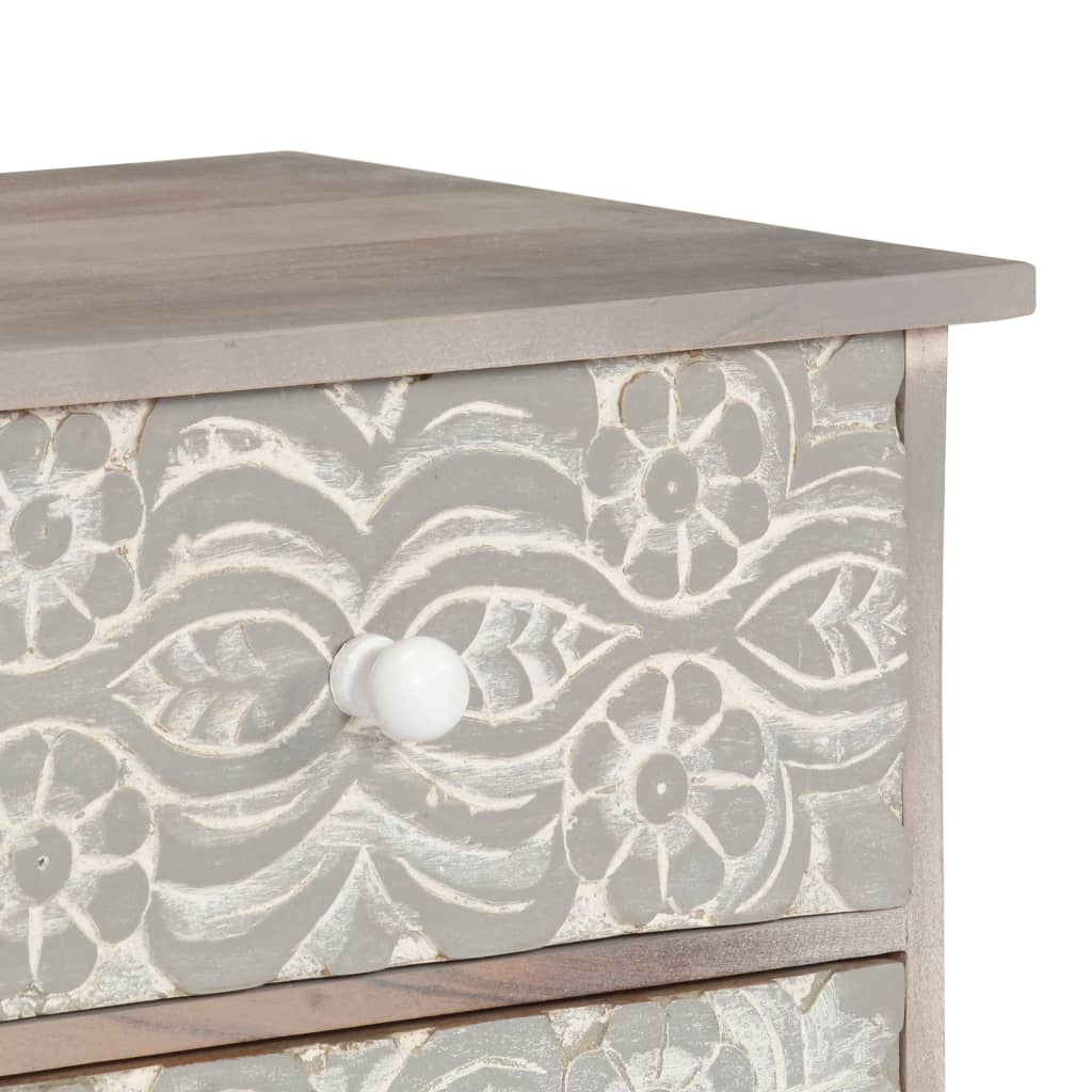 Meuble TV 120x30x40 cm Bois d'acacia massif - XIOS