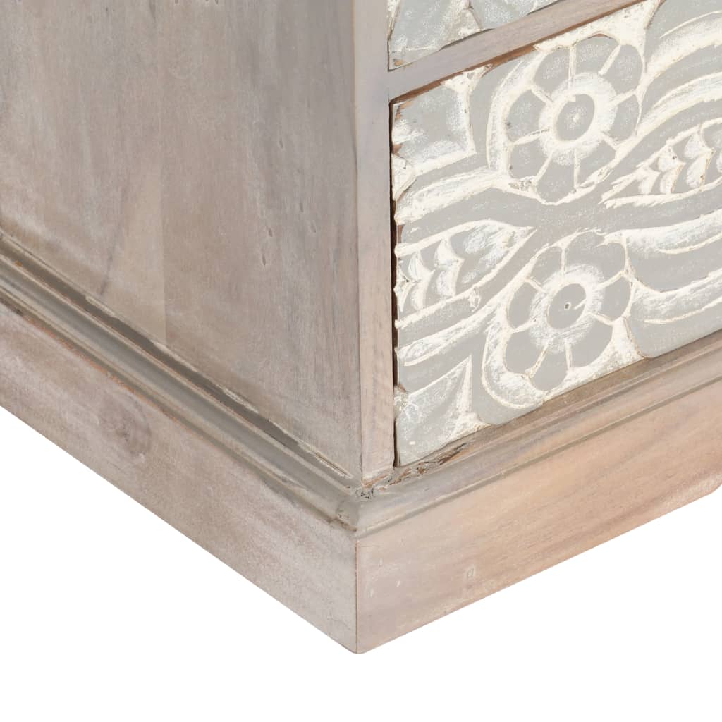 Meuble TV 120x30x40 cm Bois d'acacia massif - XIOS