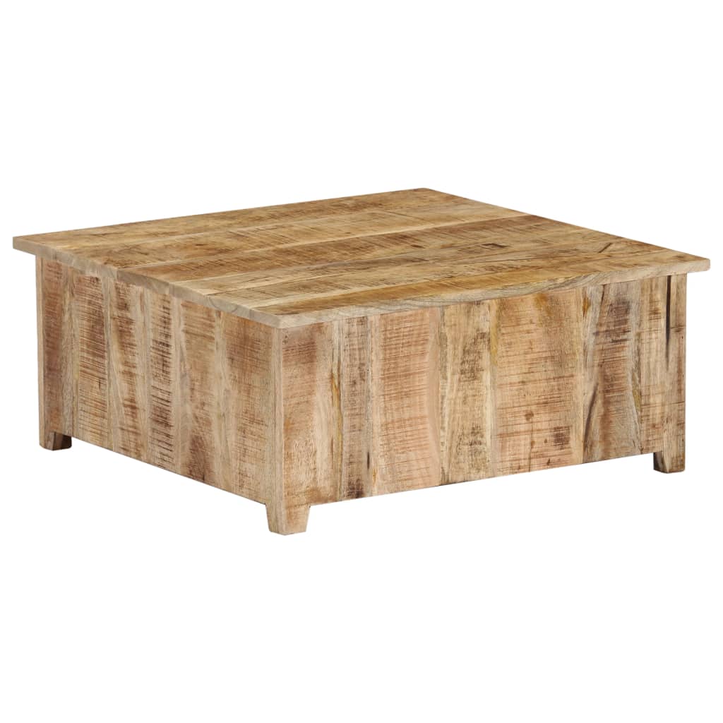 Table basse 70x70x30 cm Bois de manguier solide