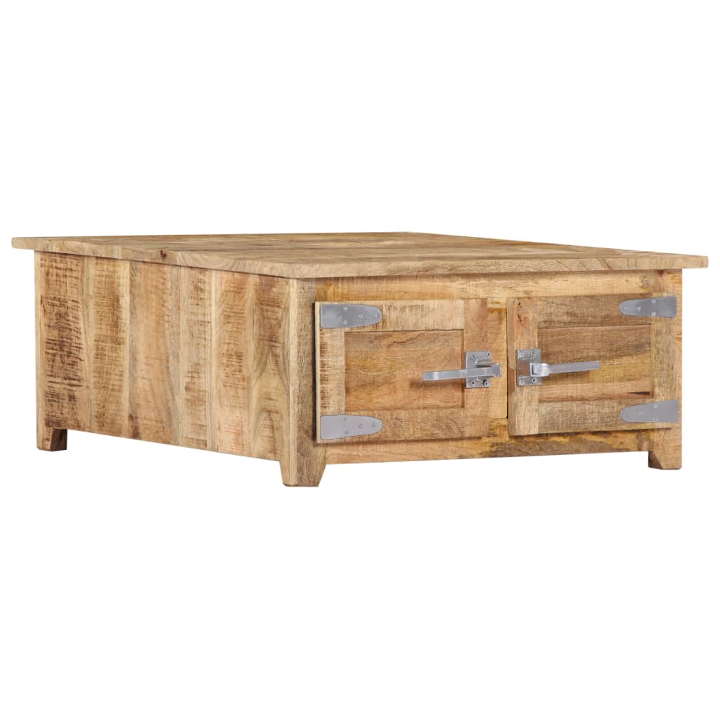 Table basse 70x70x30 cm Bois de manguier solide