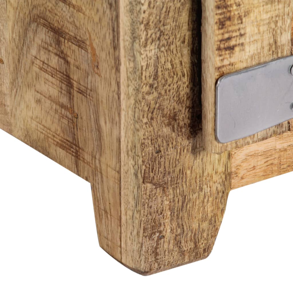 Table basse 70x70x30 cm Bois de manguier solide