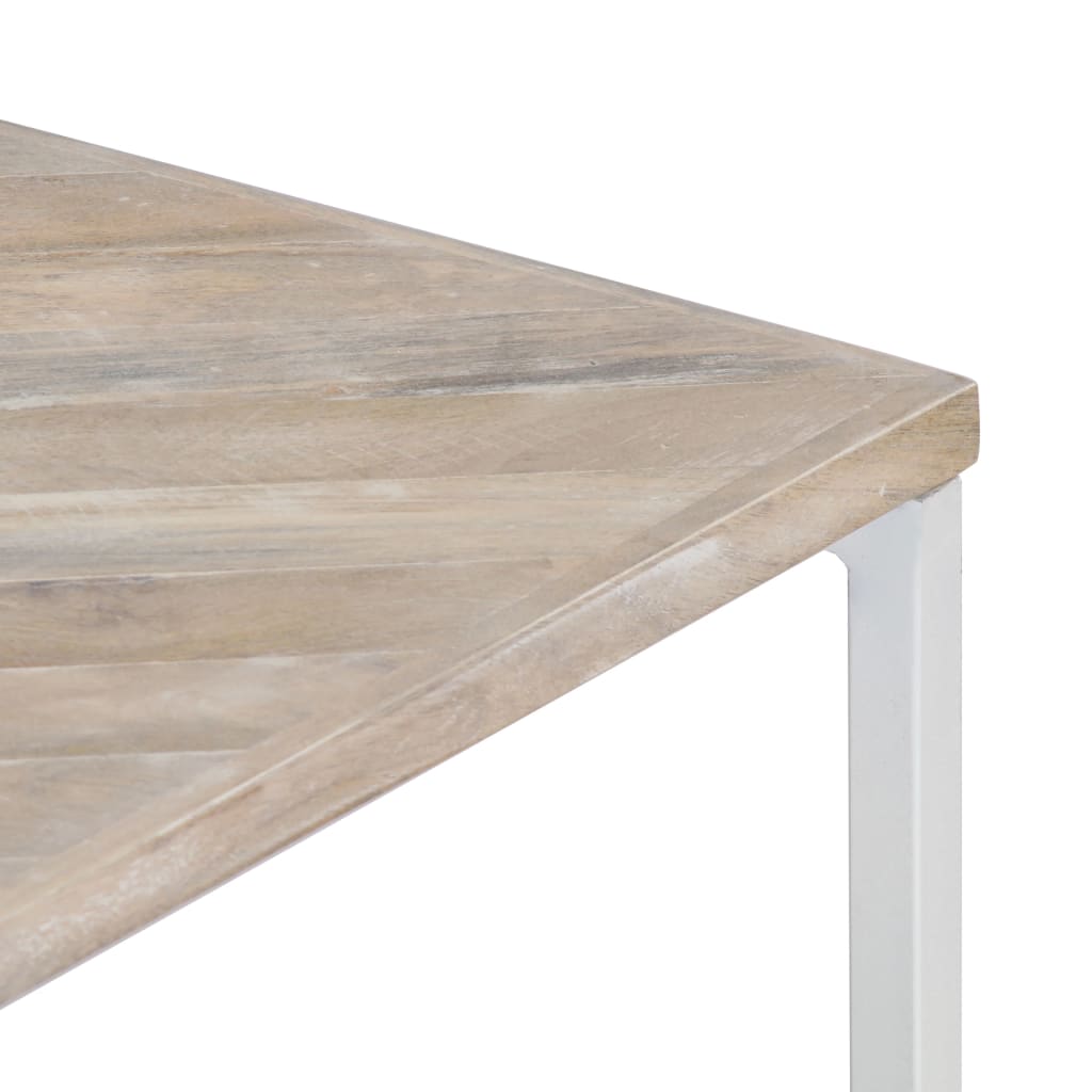 Table basse 110x110x36 cm Bois de manguier solide - XIOS