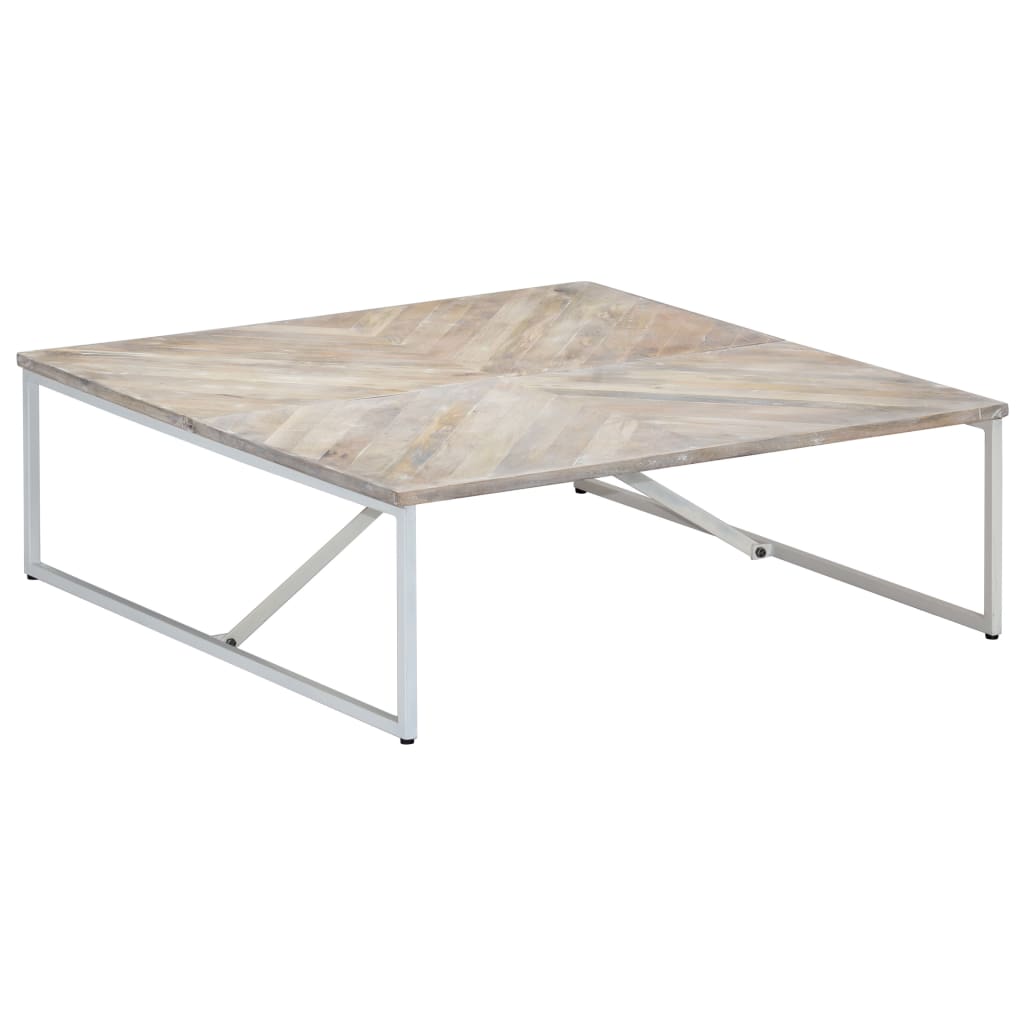 Table basse 110x110x36 cm Bois de manguier solide - XIOS