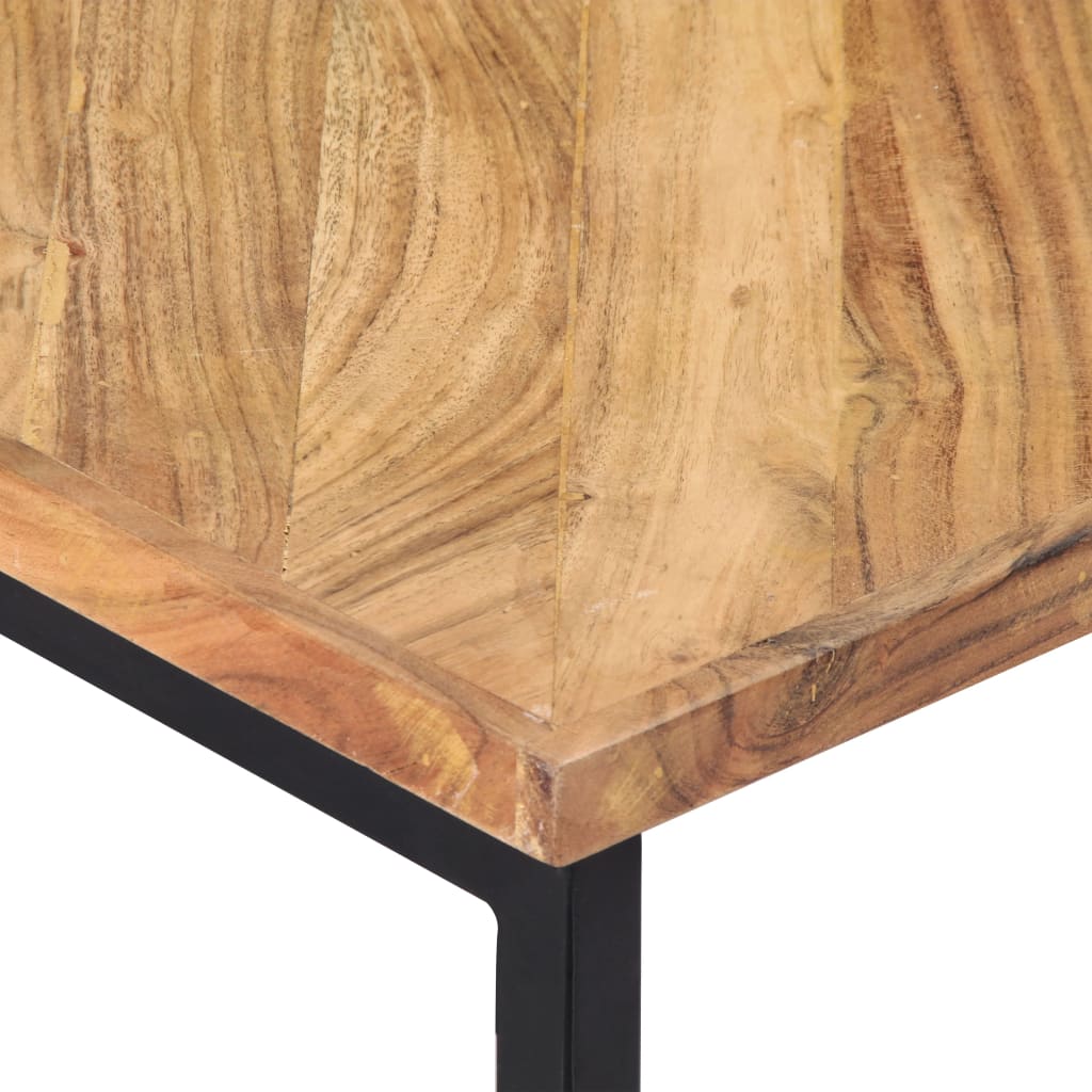 Table basse 110x110x36 cm Bois d'acacia solide - XIOS