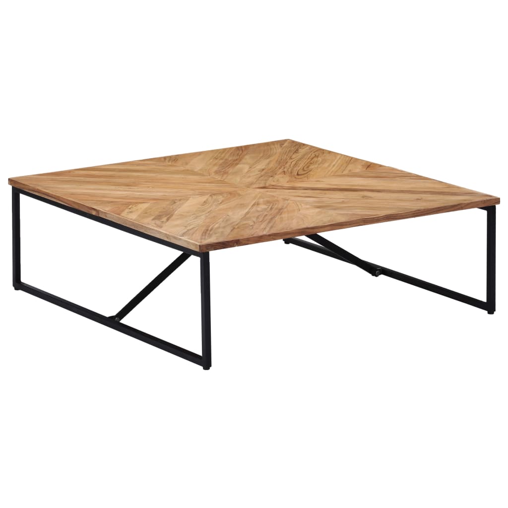 Table basse 110x110x36 cm Bois d'acacia solide - XIOS
