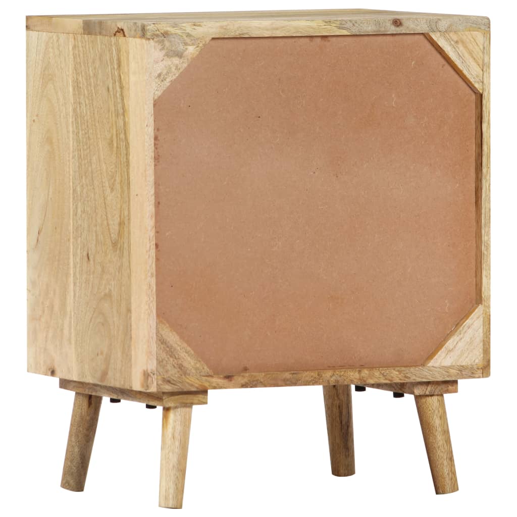 Table de chevet 40x30x50 cm Bois de manguier massif - XIOS