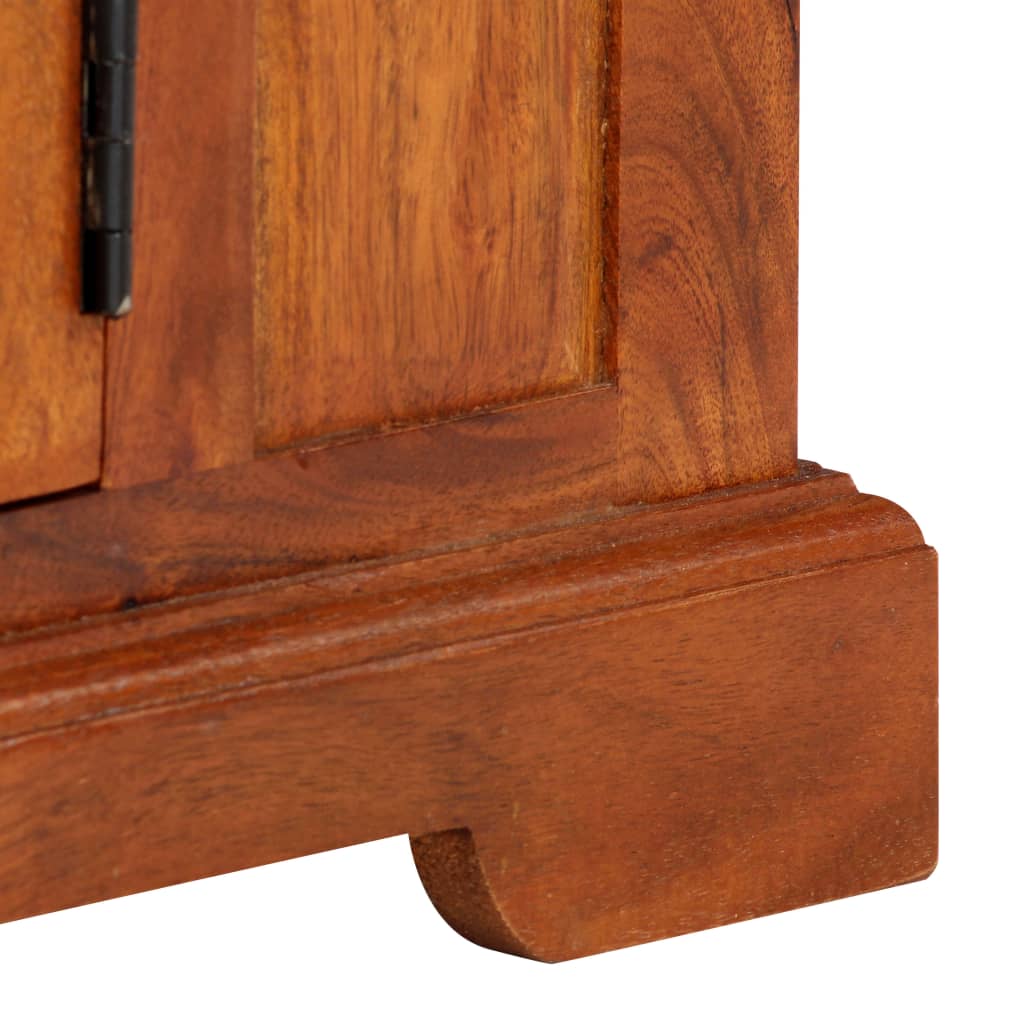 Meuble TV 119x30x40 cm Bois d'acacia massif - XIOS