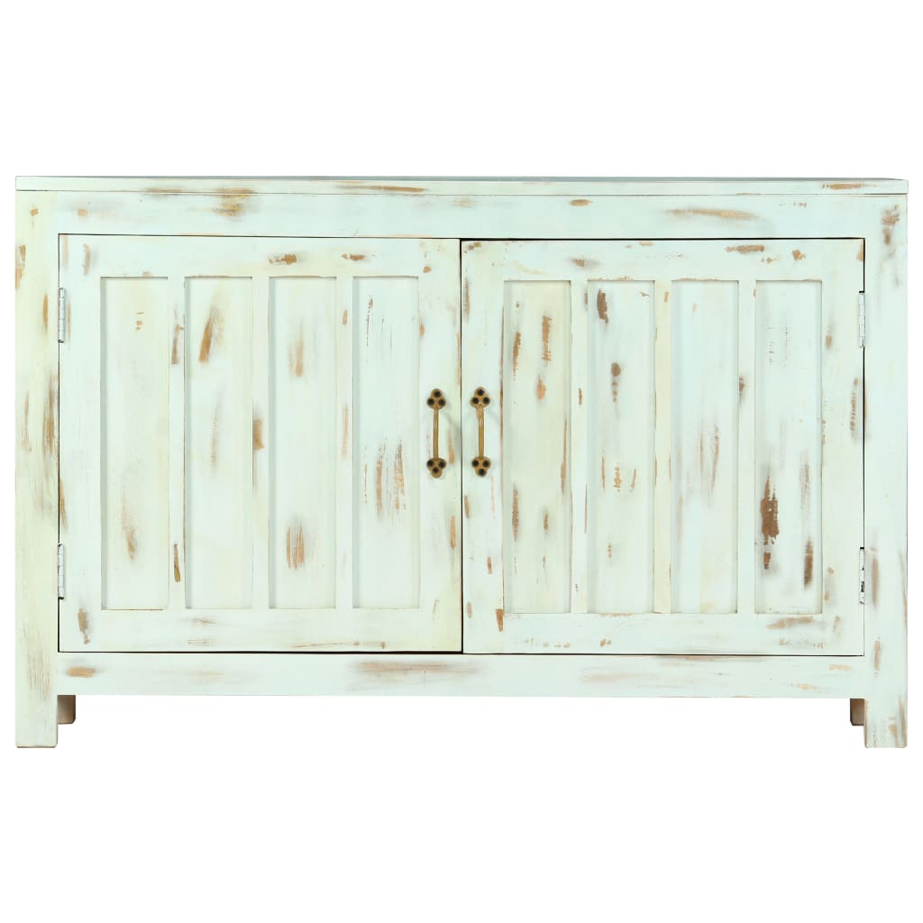Buffet Bleu clair 110x35x70 cm Bois de manguier massif - XIOS