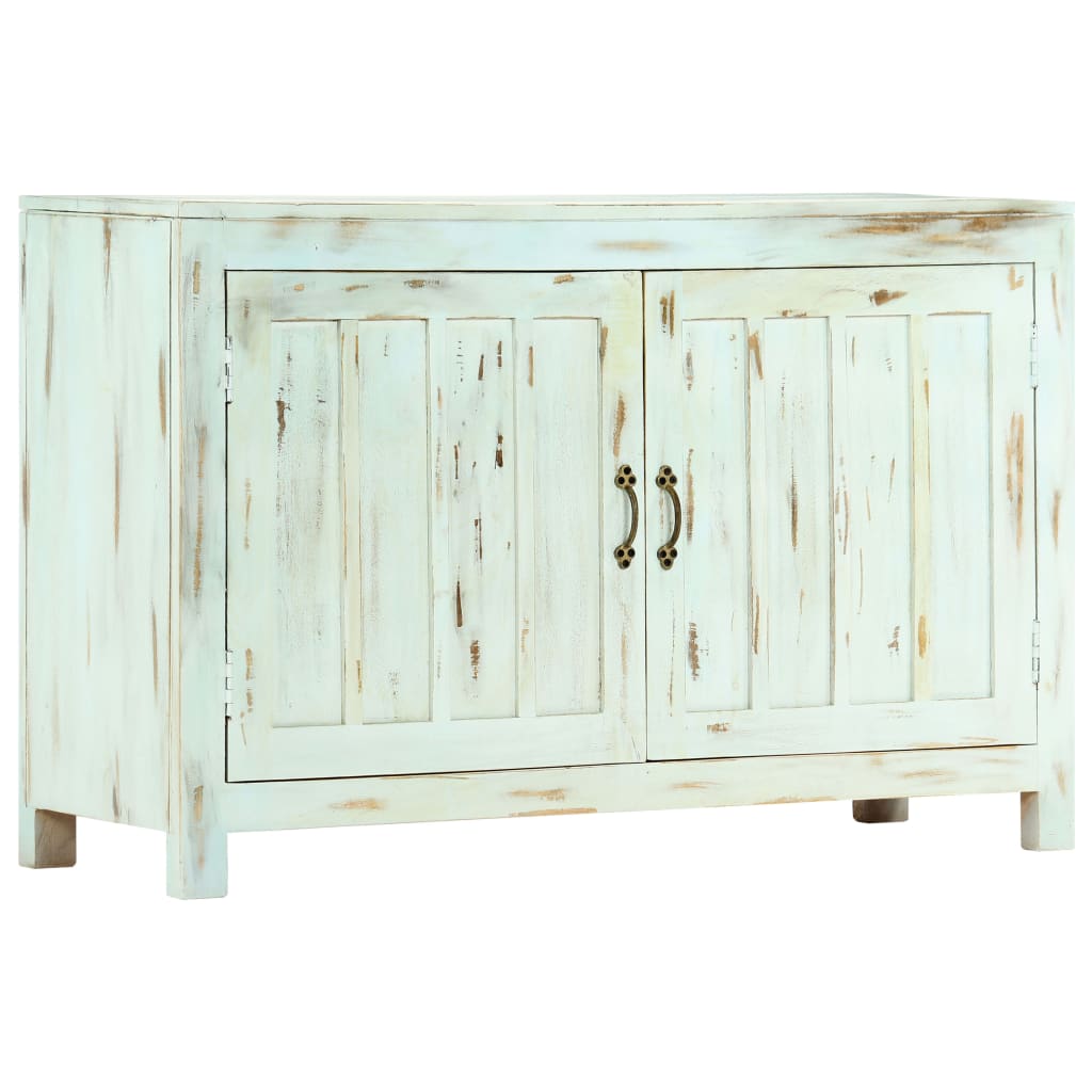 Buffet Bleu clair 110x35x70 cm Bois de manguier massif - XIOS