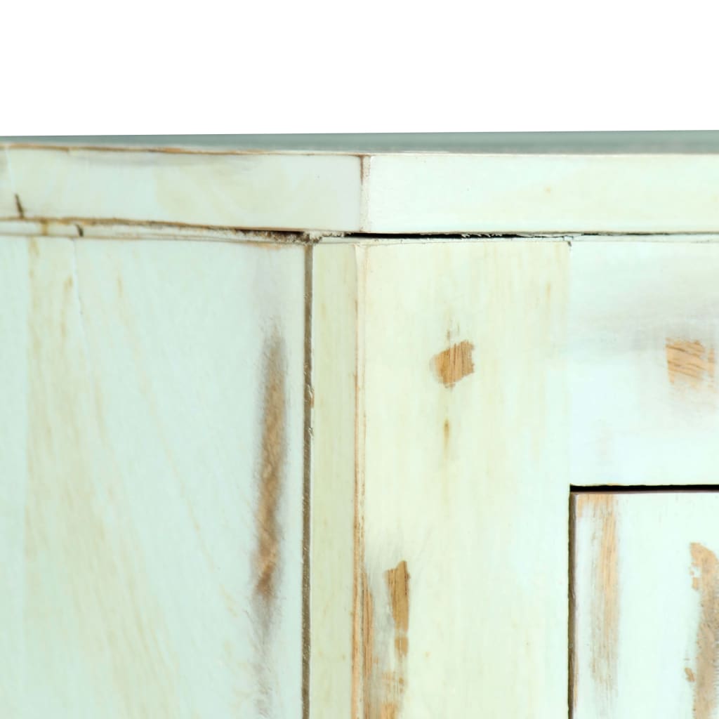 Buffet Bleu clair 110x35x70 cm Bois de manguier massif - XIOS