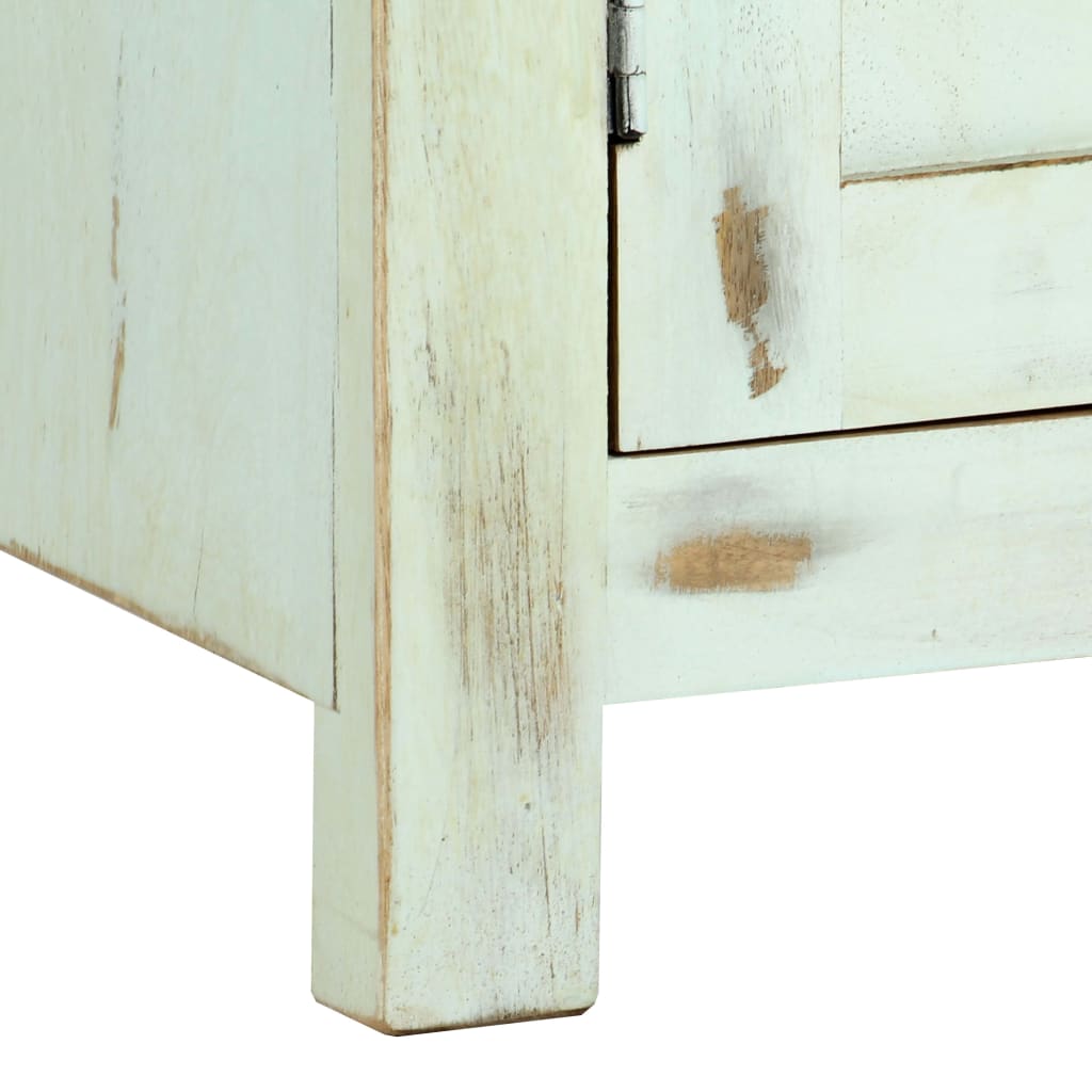 Buffet Bleu clair 110x35x70 cm Bois de manguier massif - XIOS