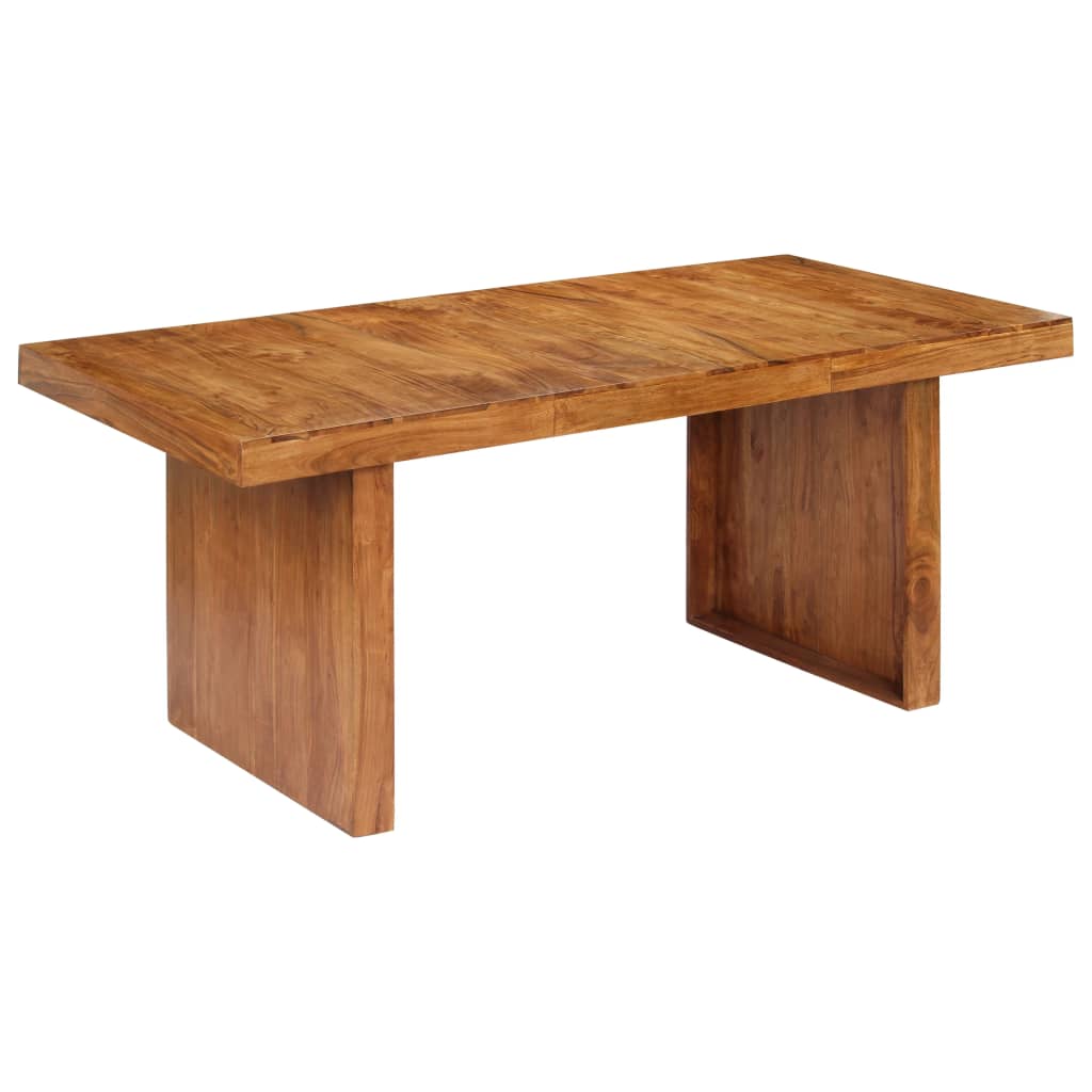 Table de salle à manger 180x90x75 cm Bois solide d'acacia - XIOS