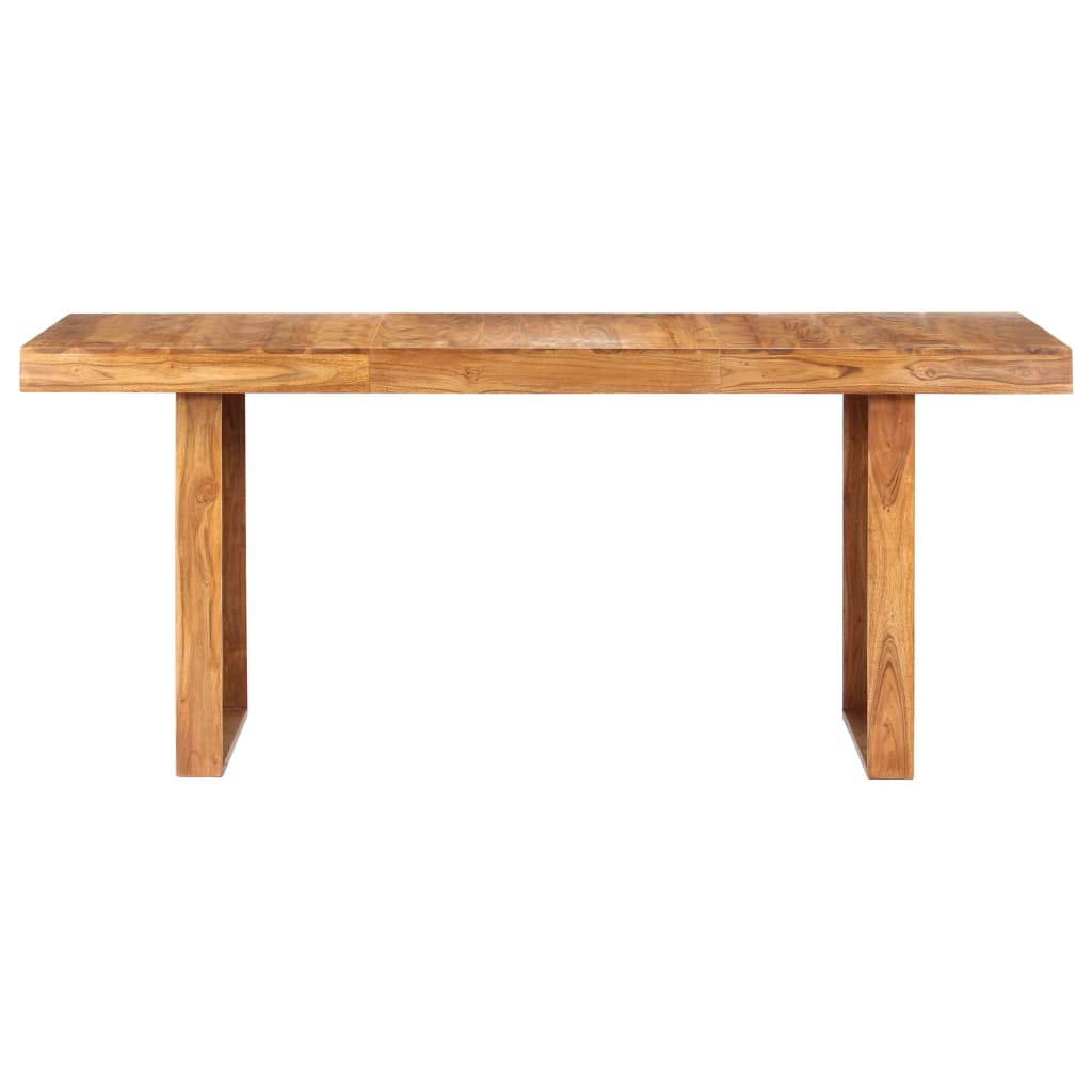 Table de salle à manger 180x90x75 cm Bois solide d'acacia - XIOS