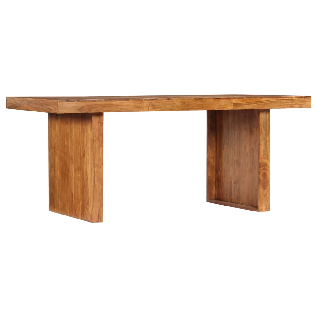 Table de salle à manger 180x90x75 cm Bois solide d'acacia - XIOS