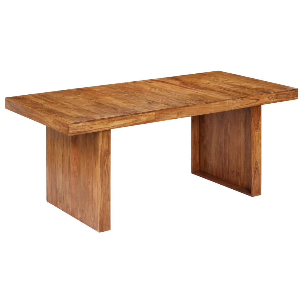 Table de salle à manger 180x90x75 cm Bois solide d'acacia - XIOS