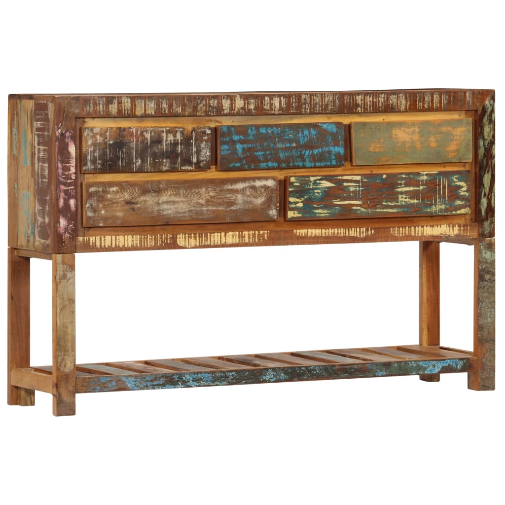 Buffet 120x30x75 cm Bois de récupération solide - XIOS