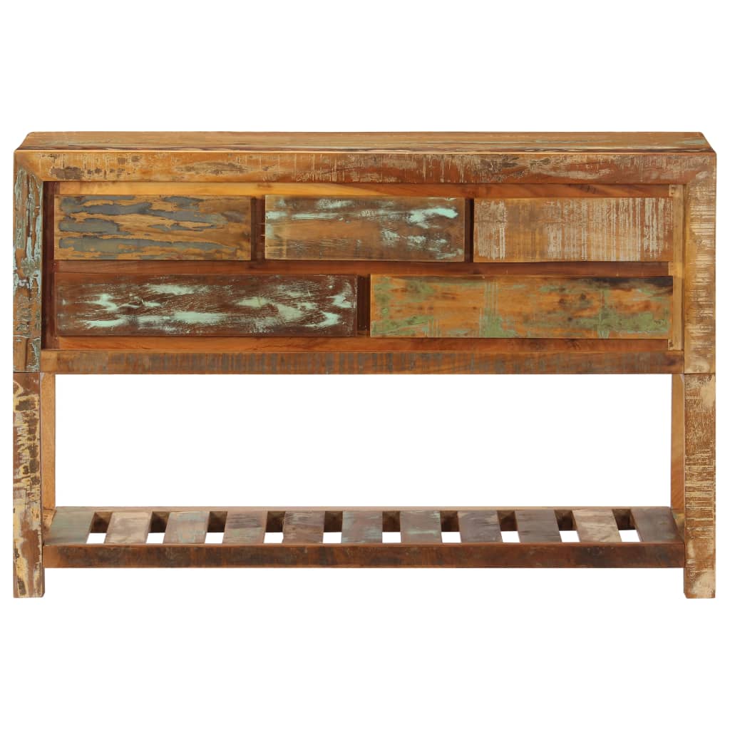 Buffet 120x30x75 cm Bois de récupération solide - XIOS