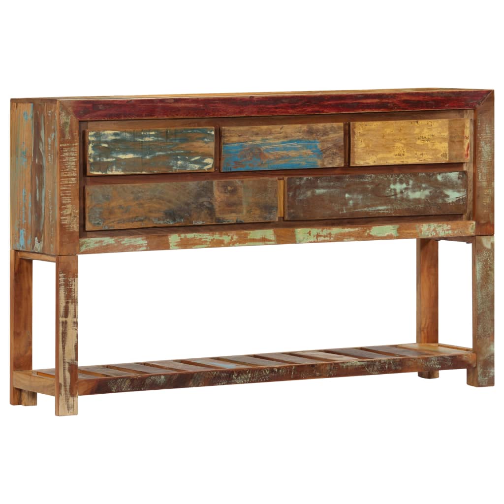 Buffet 120x30x75 cm Bois de récupération solide - XIOS