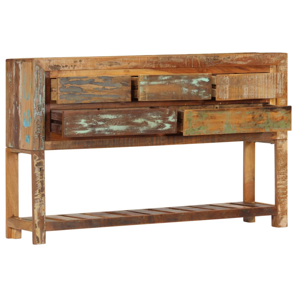 Buffet 120x30x75 cm Bois de récupération solide - XIOS