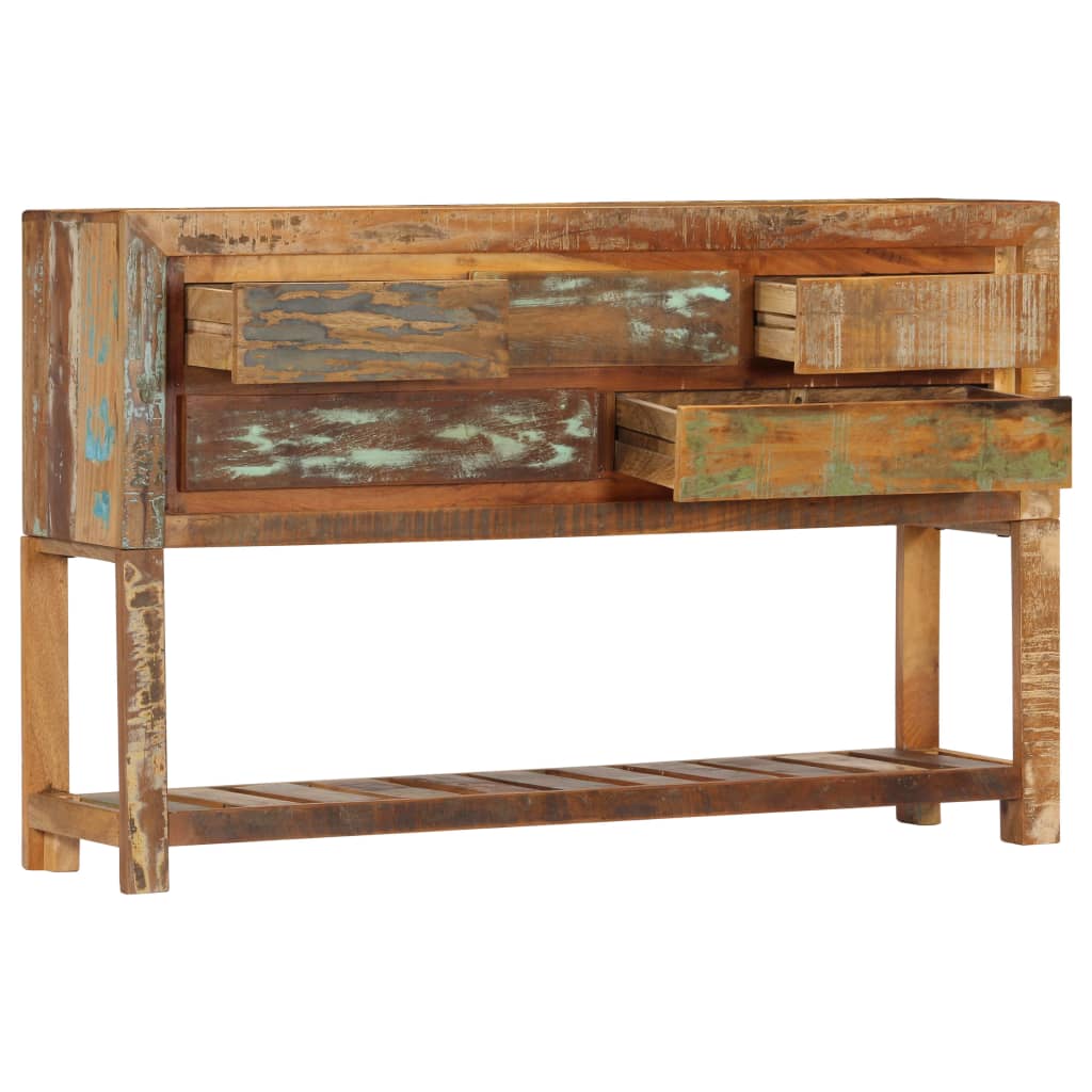 Buffet 120x30x75 cm Bois de récupération solide - XIOS