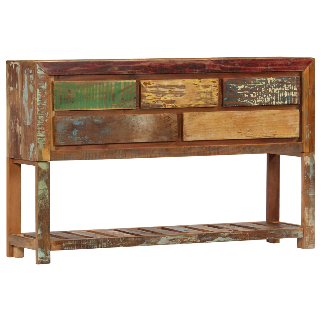 Buffet 120x30x75 cm Bois de récupération solide - XIOS