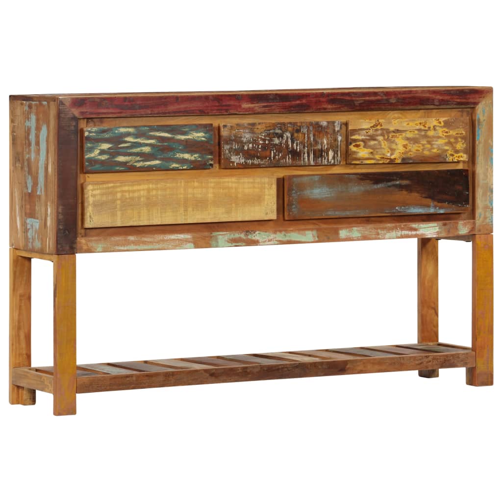 Buffet 120x30x75 cm Bois de récupération solide - XIOS