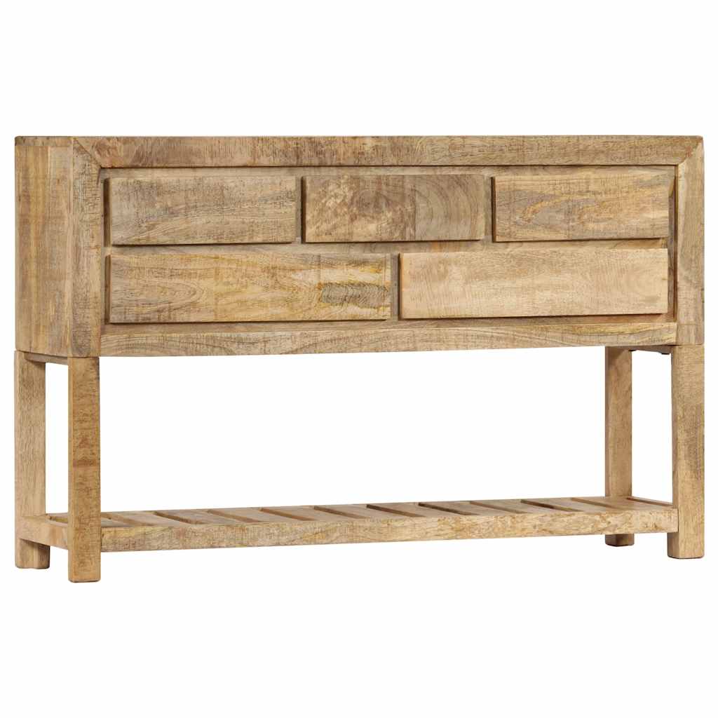 Buffet 120x30x75 cm bois de manguier massif