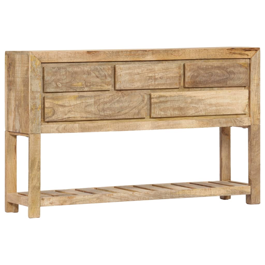 Buffet 120x30x75 cm bois de manguier massif - XIOS