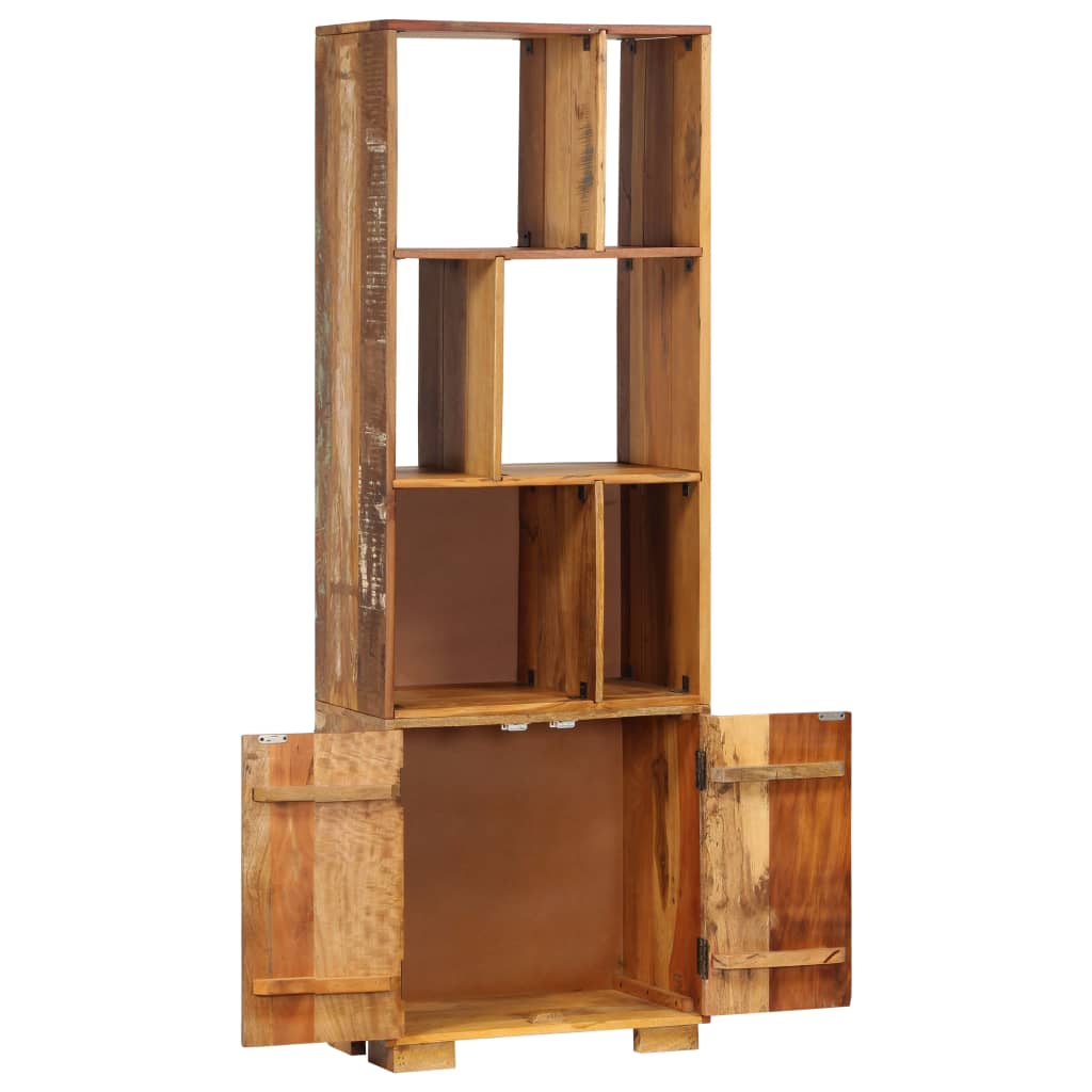 Bibliothèque 60x35x180 cm Bois de récupération solide - XIOS