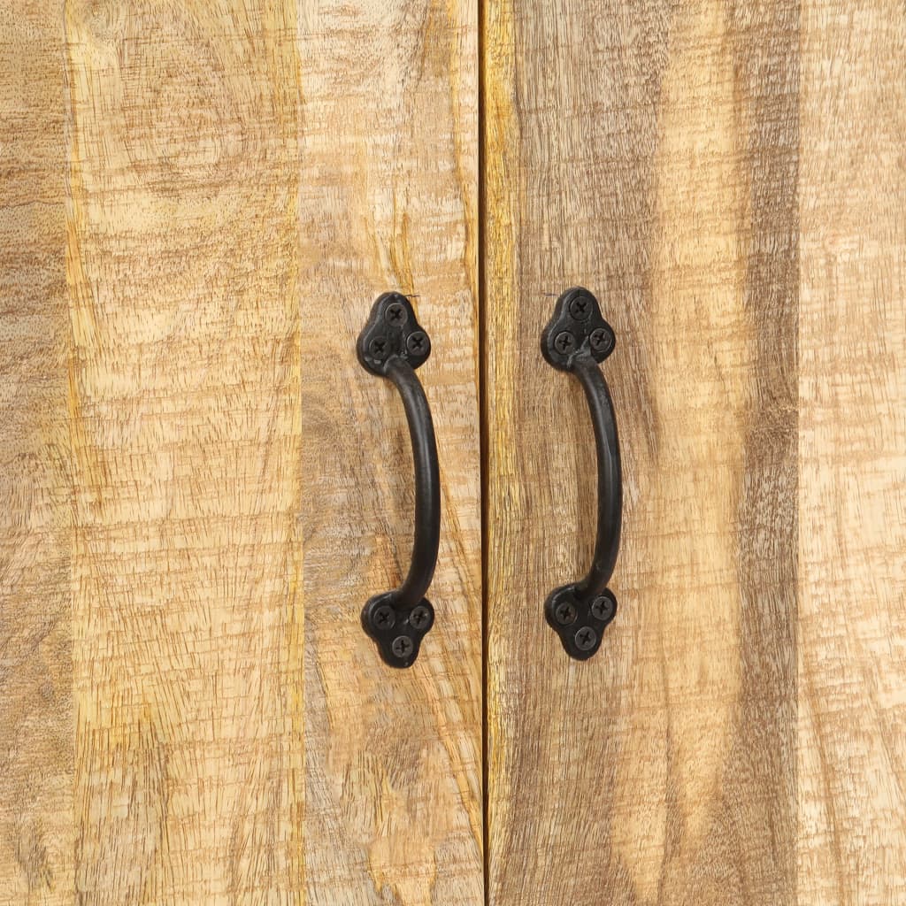 Bibliothèque 60x35x180 cm Bois de manguier solide - XIOS