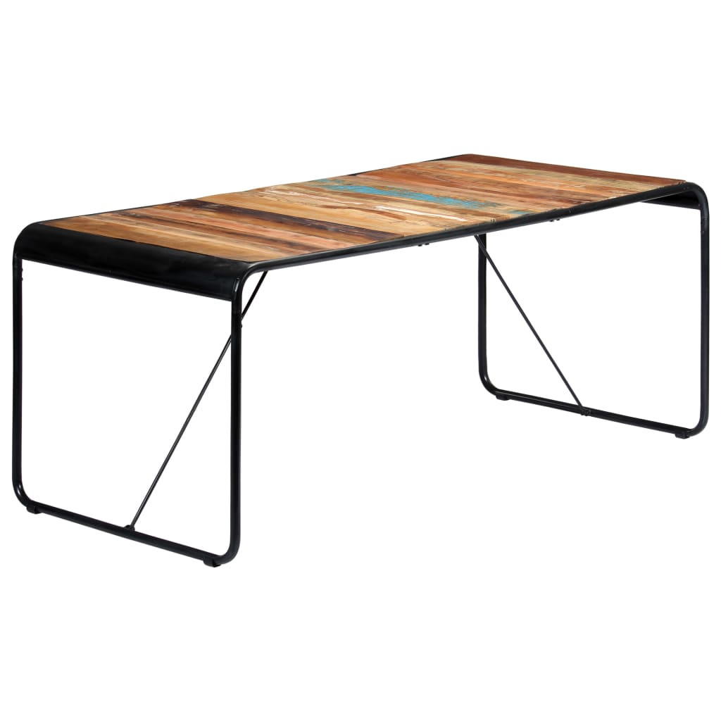 Table à manger 180x90x76 cm Bois de récupération massif - XIOS
