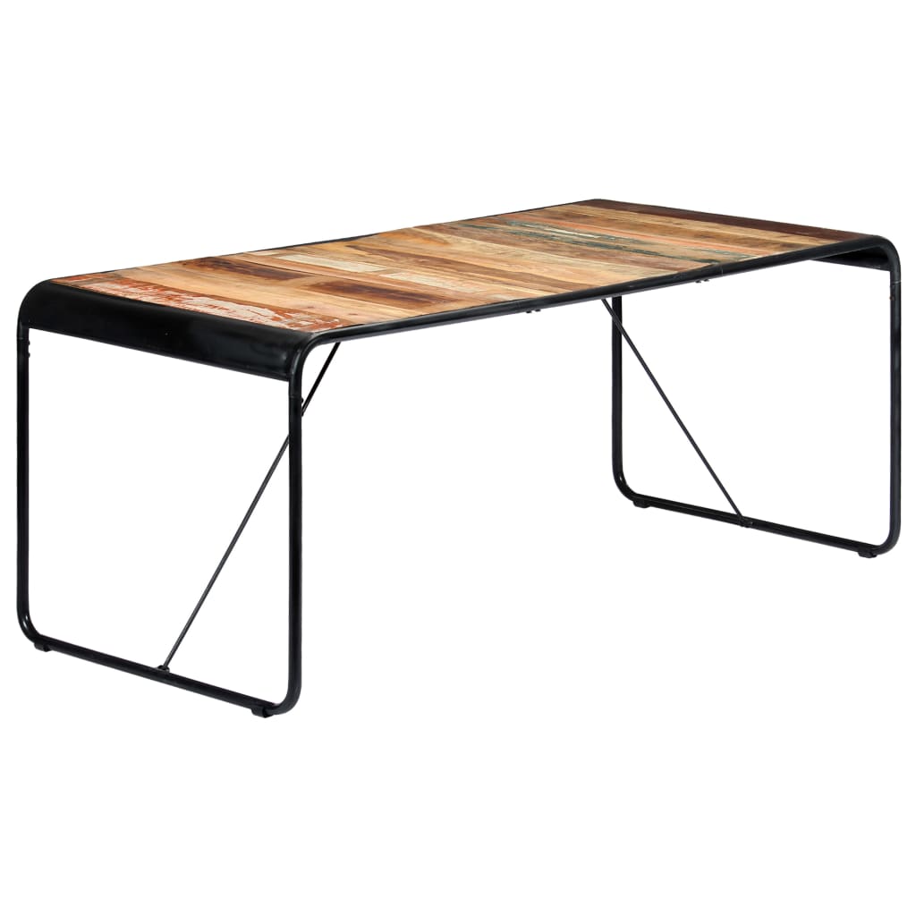 Table à manger 180x90x76 cm Bois de récupération massif - XIOS
