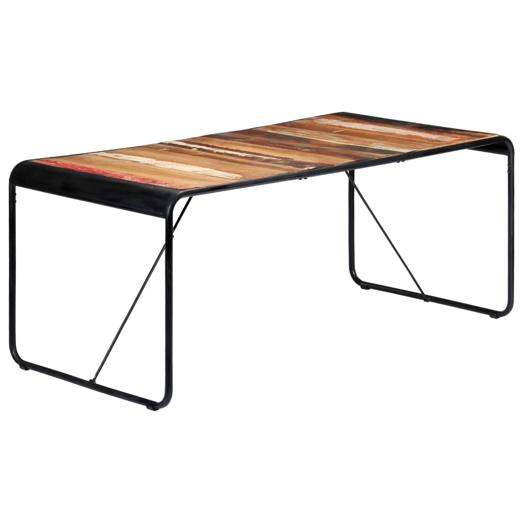 Table à manger 180x90x76 cm Bois de récupération massif - XIOS