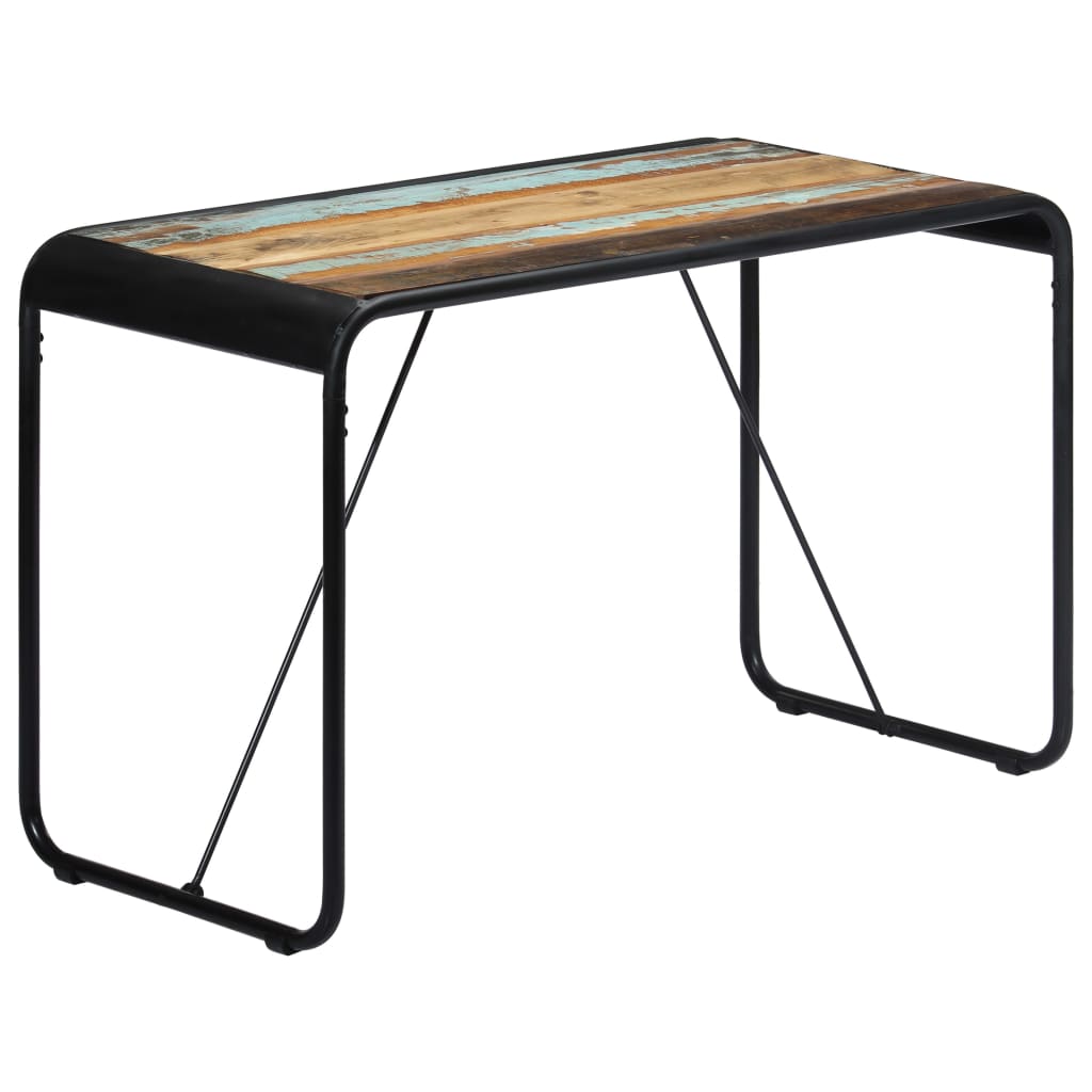Table de salle à manger 118x60x76cm Bois de récupération massif - XIOS