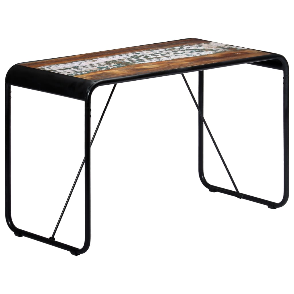 Table de salle à manger 118x60x76cm Bois de récupération massif - XIOS